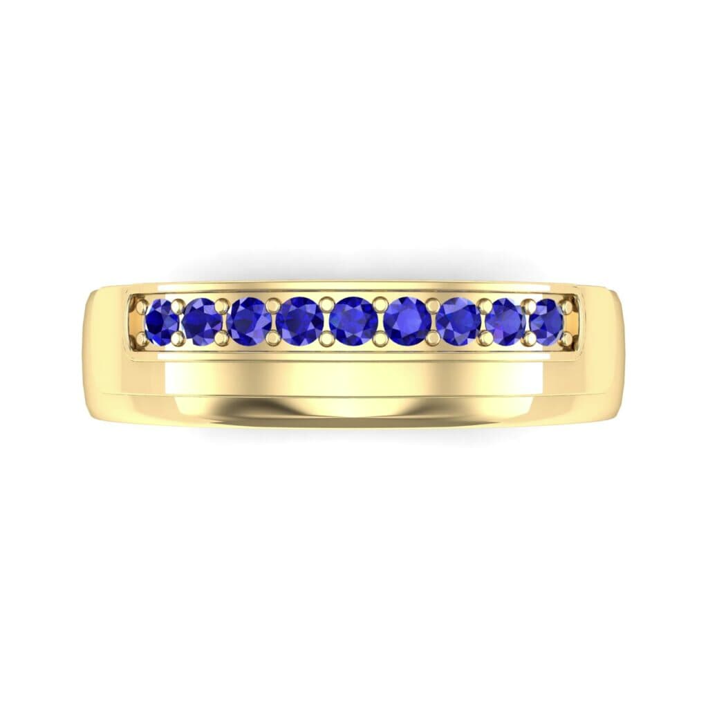 Dais Pave Blue Sapphire Ring (0.14 CTW) Ij017 Render 1 01 Camera4 Stone 3 Blue Sapphire 0 Floor 0 Metal 3 Yellow Gold 0 Emitter Aqua Light 0.jpg