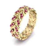 Marquise Twig Ruby Ring (0.39 CTW) Perspective View