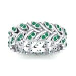 Marquise Twig Emerald Ring (0.39 CTW) Top Dynamic View
