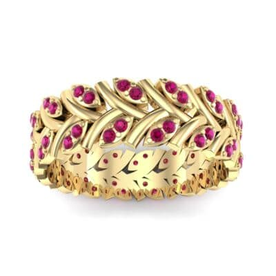 Marquise Twig Ruby Ring (0.39 CTW) Top Dynamic View