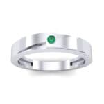 Vault Solitaire Emerald Ring (0.02 CTW) Top Dynamic View