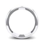 Eclipse Solitaire Crystal Ring (0.04 CTW) Side View