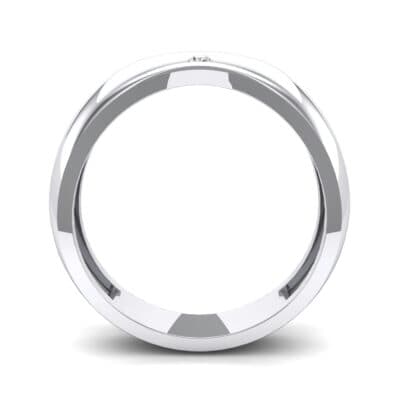 Eclipse Solitaire Crystal Ring (0.04 CTW) Side View