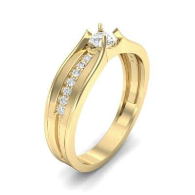 Centerpoint Diamond Engagement Ring (0.45 CTW) Perspective View