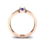 Centerpoint Blue Sapphire Engagement Ring (0.45 CTW) Side View