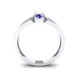 Centerpoint Blue Sapphire Engagement Ring (0.45 CTW) Side View