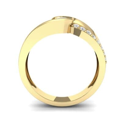Harmony Diamond Bypass Engagement Ring (0.38 CTW) Side View