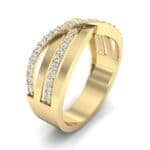 Split-Shank Overpass Diamond Ring (0.64 CTW) Perspective View