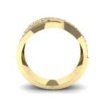 Split-Shank Overpass Diamond Ring (0.64 CTW) Side View