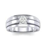 Elevation Solitaire Diamond Ring (0.32 CTW) Top Dynamic View
