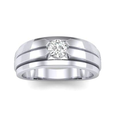 Elevation Solitaire Diamond Ring (0.32 CTW) Top Dynamic View