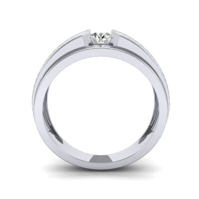 Elevation Solitaire Diamond Ring (0.32 CTW) Side View