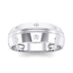 Canal Burnish Crystal Ring (0.16 CTW) Top Dynamic View