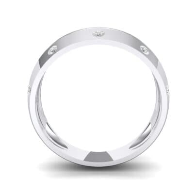 Canal Burnish Crystal Ring (0.16 CTW) Side View