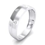 Starlight Split Band Crystal Ring (0.21 CTW) Perspective View