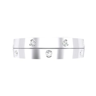 Starlight Split Band Crystal Ring (0.21 CTW) Top Flat View