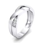 Curved Intertwine Diamond Ring (0.26 CTW) Perspective View