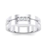 Pave Node Crystal Ring (0.27 CTW) Top Dynamic View