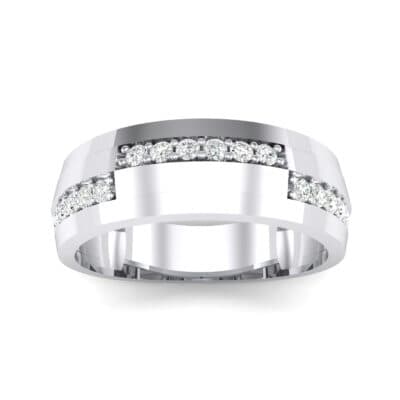 Pave Blocks Crystal Ring (0.36 CTW) Top Dynamic View
