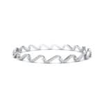 Pave Tidal Crystal Bangle (1.91 CTW) Perspective View