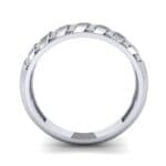 Pave Plume Diamond Ring (0.16 CTW) Side View