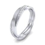 Pave Weave Diamond Ring (0.17 CTW) Perspective View