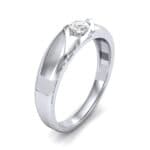 Voyage Solitaire Diamond Ring (0.17 CTW) Perspective View