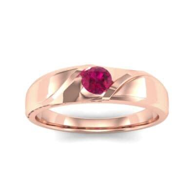 Voyage Solitaire Ruby Ring (0.17 CTW) Top Dynamic View