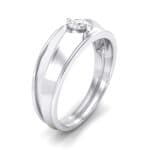 North Star Crystal Ring (0.17 CTW) Perspective View