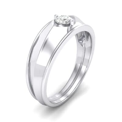 North Star Crystal Ring (0.17 CTW) Perspective View