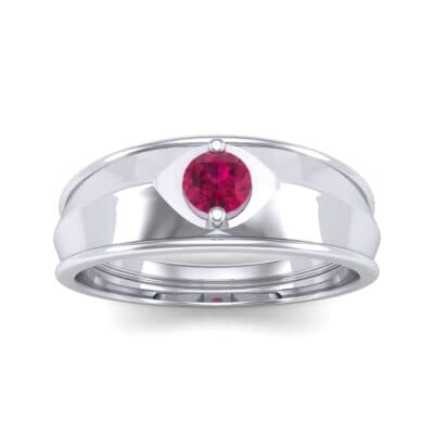 North Star Ruby Ring (0.17 CTW) Top Dynamic View