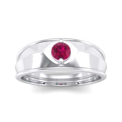North Star Ruby Ring (0.17 CTW) Top Dynamic View