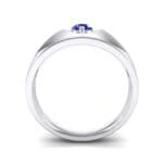 North Star Blue Sapphire Ring (0.17 CTW) Side View
