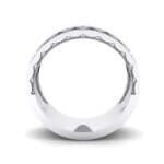 Wide Harlequin Diamond Ring (0.11 CTW) Side View