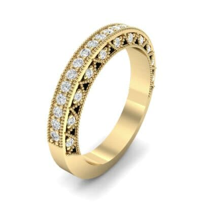 Three-Sided Filigree Diamond Ring (0.39 CTW) Perspective View