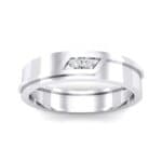 Pave Rhombus Crystal Ring (0.03 CTW) Top Dynamic View