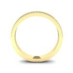 Channel-Set Toothed Rim Diamond Ring (0.29 CTW) Side View