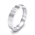 Three-Stone Divide Crystal Ring (0.08 CTW) Perspective View