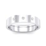 Three-Stone Divide Crystal Ring (0.08 CTW) Top Dynamic View