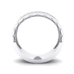 Demilune Rope Inlay Crystal Ring (0.14 CTW) Side View