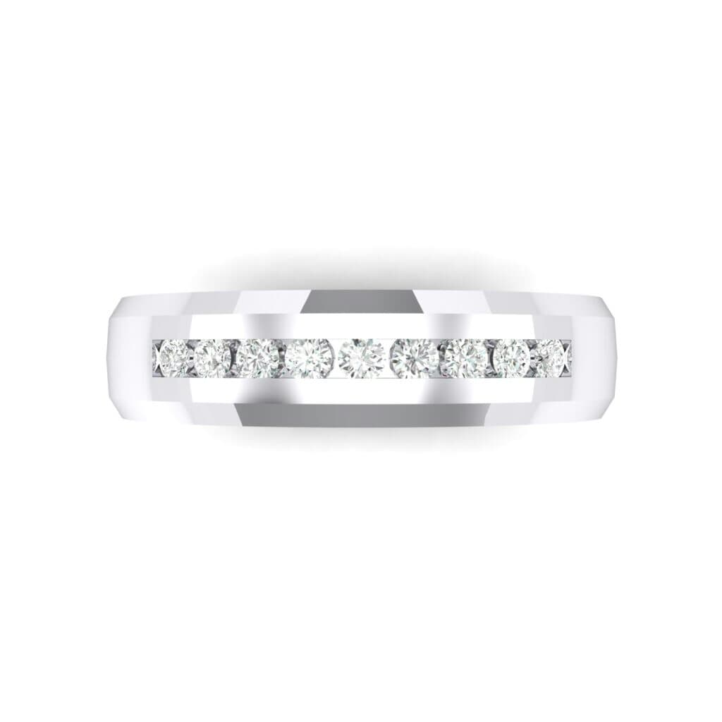 Beveled Edge Demilune Crystal Ring (0.18 CTW) Ij144 Render 1 01 Camera4 Stone 4 Diamond 0 Floor 0 Metal 4 White Gold 0 Emitter Aqua Light 0