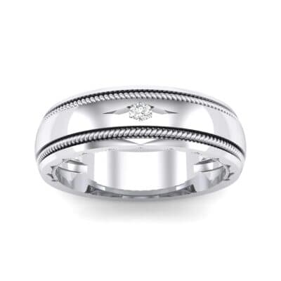North Star Rope Crystal Ring (0.03 CTW) Top Dynamic View