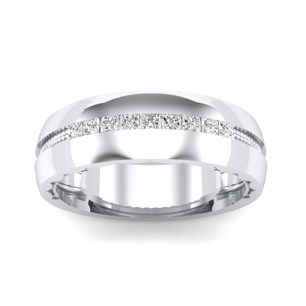 Demilune Channel Crystal Ring (0.14 CTW) Ij146 Render 1 01 Camera2 Stone 4 Diamond 0 Floor 0 Metal 4 White Gold 0 Emitter Aqua Light 0