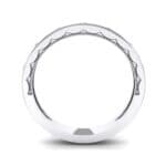 Demilune Bezel-Set Crystal Ring (0.11 CTW) Side View