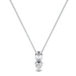 Grace Heart-Shaped Diamond Pendant (0.5 CTW) Perspective View