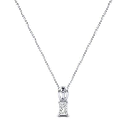 Grace Radiant-Cut Diamond Pendant (0.5 CTW) Perspective View