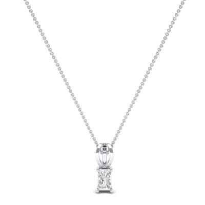 Grace Radiant-Cut Diamond Pendant (0.5 CTW) Perspective View