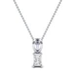 Grace Radiant-Cut Diamond Pendant (0.5 CTW) Top Dynamic View