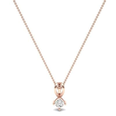 Grace Cushion-Cut Diamond Pendant (0.47 CTW) Perspective View