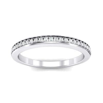 Classic Pave Crystal Ring (0.14 CTW) Top Dynamic View